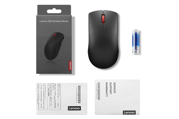 Lenovo 150 Wireless Optical Mouse Black