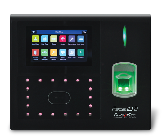 Face ID 2 2-in-1 Face & Fingerprint Recognition Terminal without Wifi